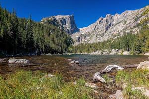 panorama do Sonhe lago dentro rochoso montanha nacional parque dentro Colorado foto