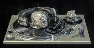 bling cristal fones de ouvido foto