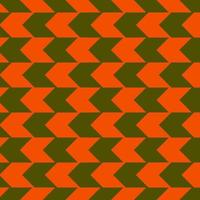 clássico Oliva verde e laranja divisa desatado padronizar. desatado zig zag padronizar fundo. regular textura fundo. adequado para poster, folheto, folheto, pano de fundo, cartão. foto