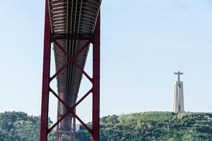 ponte dentro Lisboa, Portugal foto