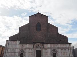 san Petrônio trad. st Petrônio Igreja dentro Bolonha foto