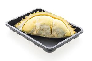 fruta durian isolada foto