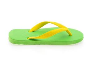 flip-flop isolado no branco foto