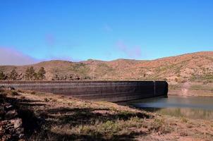 Visão do a barragem foto