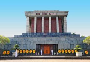 mausoléu de ho chi minh em hanoi, vietnã foto