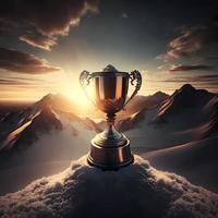 troféu ilustração ai gerado foto