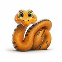 serpente animal ilustração ai gerado foto