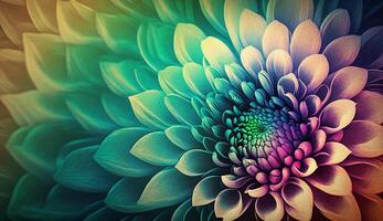 uma macro flor textura abstrato fundo ai generativo foto