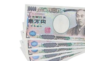 moeda iene japonês foto