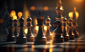 close-up de peças de xadrez empilhadas com a rainha branca destacando-se no  centro, renderização em 3D 2262400 Foto de stock no Vecteezy