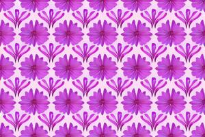 abstrato magenta ou roxa natural flor, floral, e folhas desatado padronizar fundo. flor e folha grampo ilustração aguarela textura papel de parede. foto