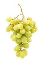 frutas uvas isoladas no fundo branco