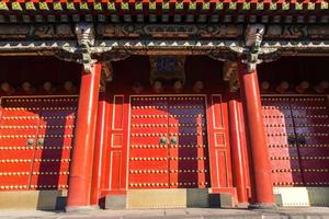 a mukden Palácio ou Shenyang imperial Palácio estava a antigo imperial Palácio do a cedo manchu, qing dinastia, liao ning, China foto