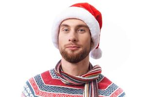 homem dentro Natal roupas Natal Diversão estilo de vida foto