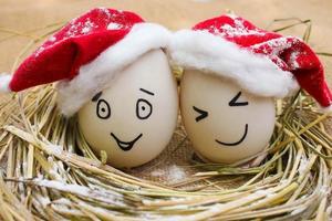 feliz ovos às Natal. foto