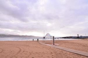 vista panorâmica da praia foto