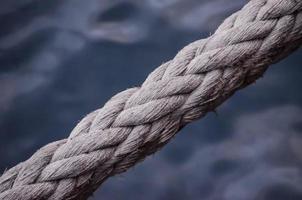 close-up de uma corda foto