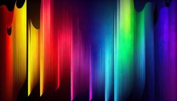 papel de parede com arco Iris gradiente cores. ai gerado. foto