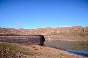 Visão do a barragem foto