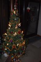 vintage decorado Natal árvore foto