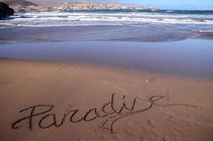 lindo de praia em tenerife foto