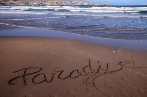 lindo de praia em tenerife foto