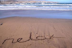 lindo de praia em tenerife foto