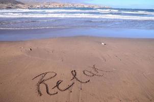 lindo de praia em tenerife foto