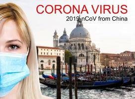 coronavírus 2019-nCoV, covid-19 dentro Itália. Veneza gôndolas em san marco quadrado, Veneza, Itália. foto