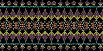 lindo colorida tailandês tricotado bordado.geométrico étnico oriental padronizar tradicional Projeto para plano de fundo,tapete,papel de parede,vestuário,embrulho,batik,tecido,vetor bordado estilo, recorte caminho foto