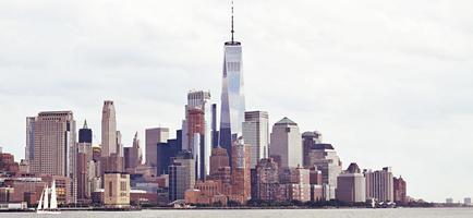 skyline da cidade de nova york foto