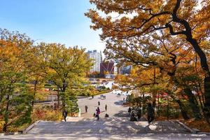 Seul, sul Coréia - nov 14, 2017-ewha mulher universidade é uma privado mulheres universidade. isto é atualmente a os mundos maior fêmea educacional instituto. foto