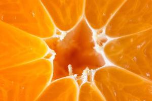 close-up de uma fruta laranja foto