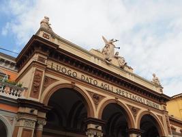 arena del único teatro dentro Bolonha foto