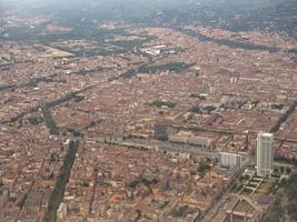 vista aérea de turin foto