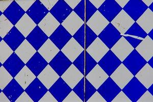 azul e branco terracota Esmalte azulejos dentro Espanha tradicional decoração fundo foto