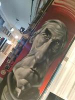 Atenas rua grafite arte parede pintura estilo livre grande Tamanho Alto qualidade artístico impressão foto