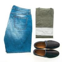 conjunto de roupas masculinas foto