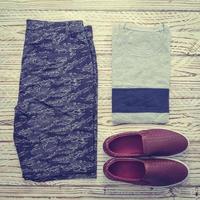 conjunto de roupas masculinas foto