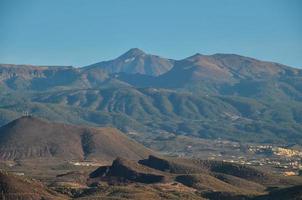 vista panorâmica da montanha foto