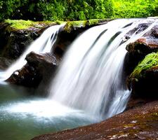 ai cascata Novo papel de parede foto