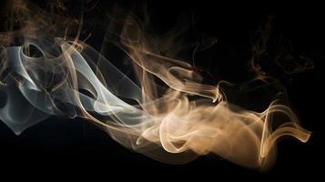 marfim fumaça baforadas com dramático retroiluminação - lindo abstrato luz fundo foto