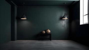 minimalista claro-escuro parede para produtos apresentação brincar foto