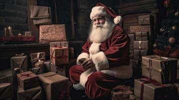 ter você mesmo uma alegre pequeno Natal dezembro Dia 25 foto