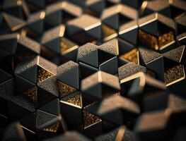 3d futurista cubos fundo abstrato geométrico mosaico quadrado azulejos padronizar criada com generativo ai tecnologia foto