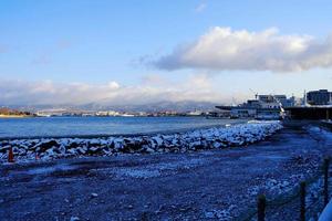 hakodate baía dentro inverno tempo. hakodate é uma famoso turista atração dentro Hokkaido, Japão. foto