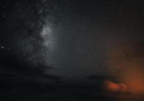 lindo céu noturno foto