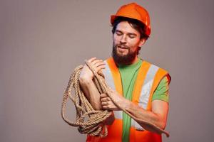 homem construção Formato engenheiro trabalhos profissional estilo de vida foto