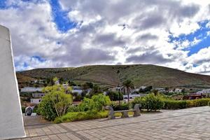 paisagens do a histórico Cidade do betancúria em fuerteventura, Espanha foto