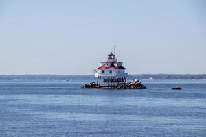 Thomas ponto cardume farol perto Annapolis foto